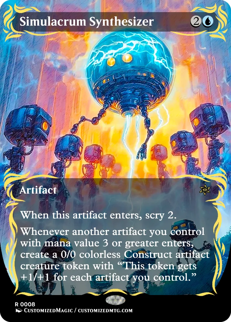 Simulacrum Synthesizer | Simulacrum Synthesizer.7 | Magic the Gathering / MTG Proxy Cards | Magic the Gathering Proxy Cards