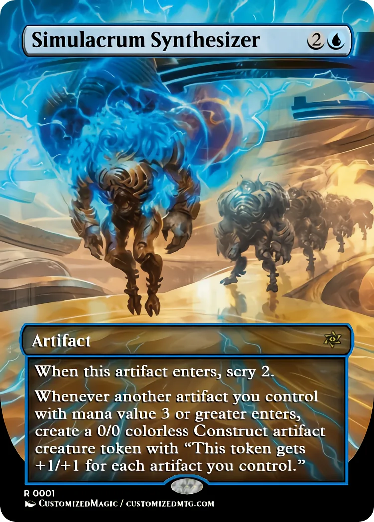 Simulacrum Synthesizer | Simulacrum Synthesizer | Magic the Gathering / MTG Proxy Cards | Magic the Gathering Proxy Cards