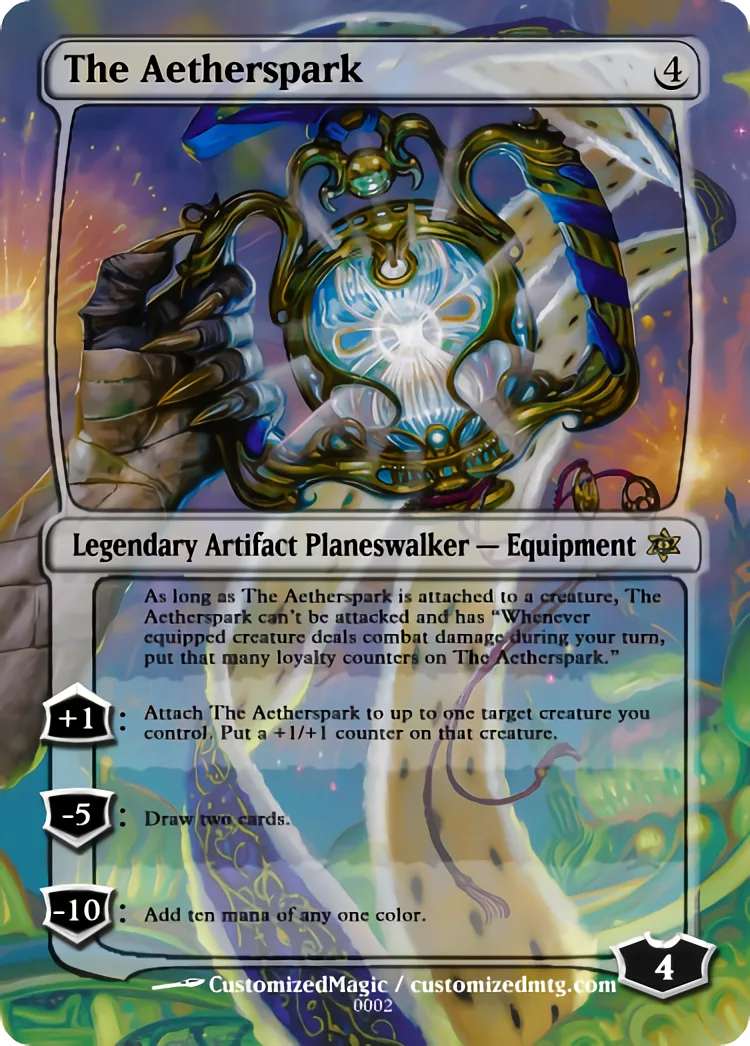 The Aetherspark | The Aetherspark.1 | Magic the Gathering / MTG Proxy Cards | Magic the Gathering Proxy Cards
