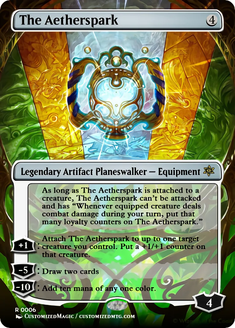 The Aetherspark | The Aetherspark.5 | Magic the Gathering / MTG Proxy Cards | Magic the Gathering Proxy Cards