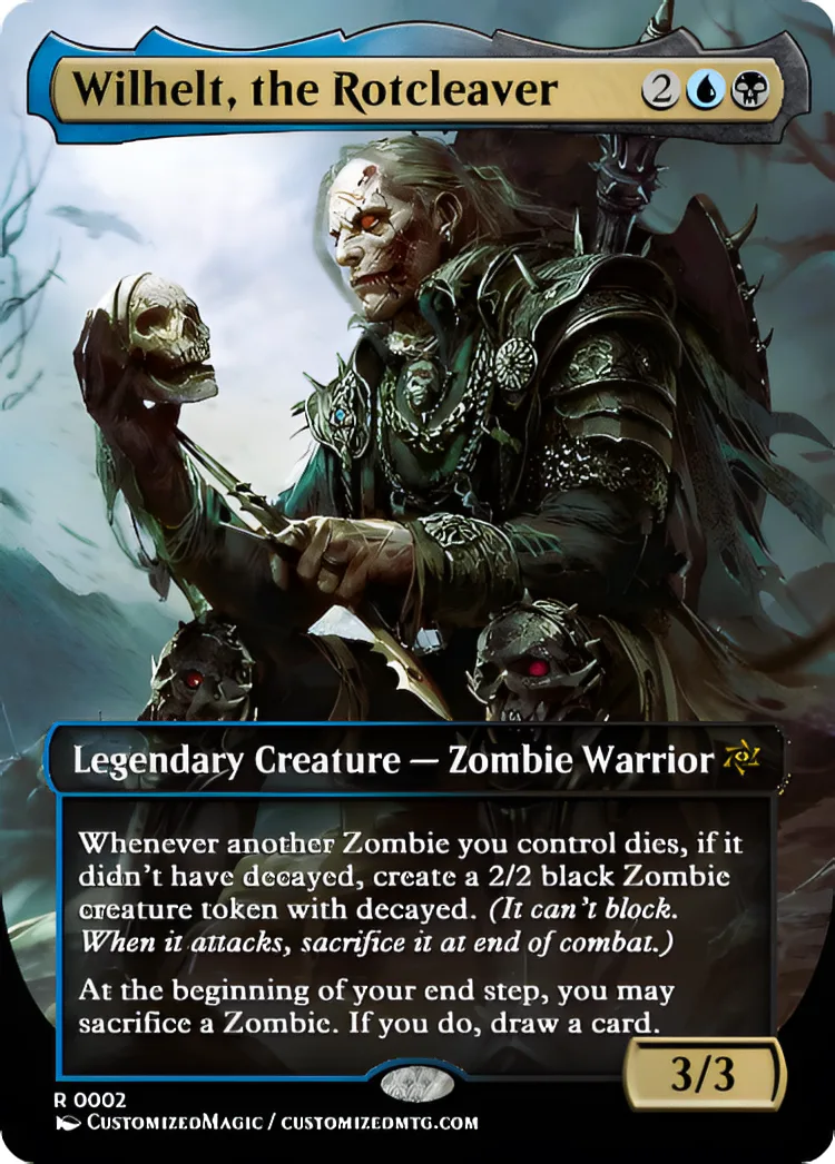 Wilhelt, the Rotcleaver | Wilhelt the Rotcleaver.21 | Magic the Gathering / MTG Proxy Cards | Wilhelt