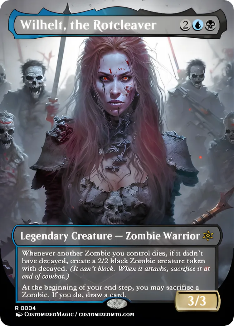 Wilhelt, the Rotcleaver | Wilhelt the Rotcleaver.23 | Magic the Gathering / MTG Proxy Cards | Wilhelt