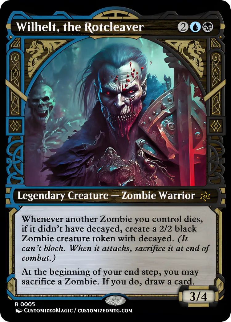 Wilhelt, the Rotcleaver | Wilhelt the Rotcleaver.24 | Magic the Gathering / MTG Proxy Cards | Wilhelt