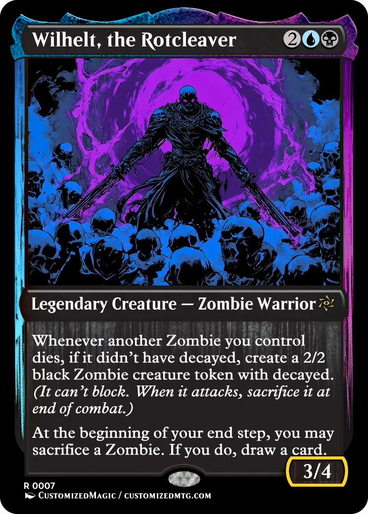 Wilhelt, the Rotcleaver | Wilhelt the Rotcleaver.26 | Magic the Gathering / MTG Proxy Cards | Wilhelt