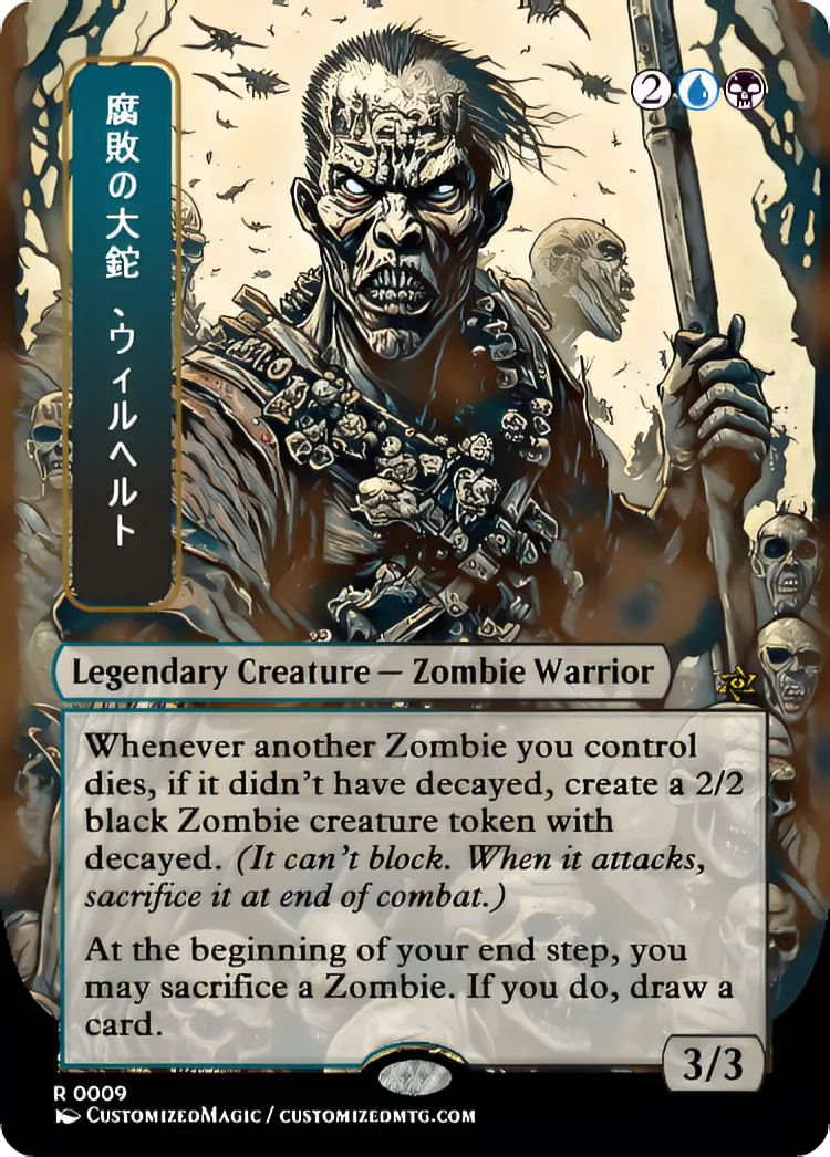 Wilhelt, the Rotcleaver | .20 | Magic the Gathering / MTG Proxy Cards | Wilhelt