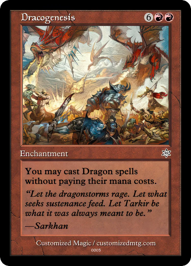 Dracogenesis | Dracogenesis.4 | Magic the Gathering / MTG Proxy Cards | Magic the Gathering Proxy Cards