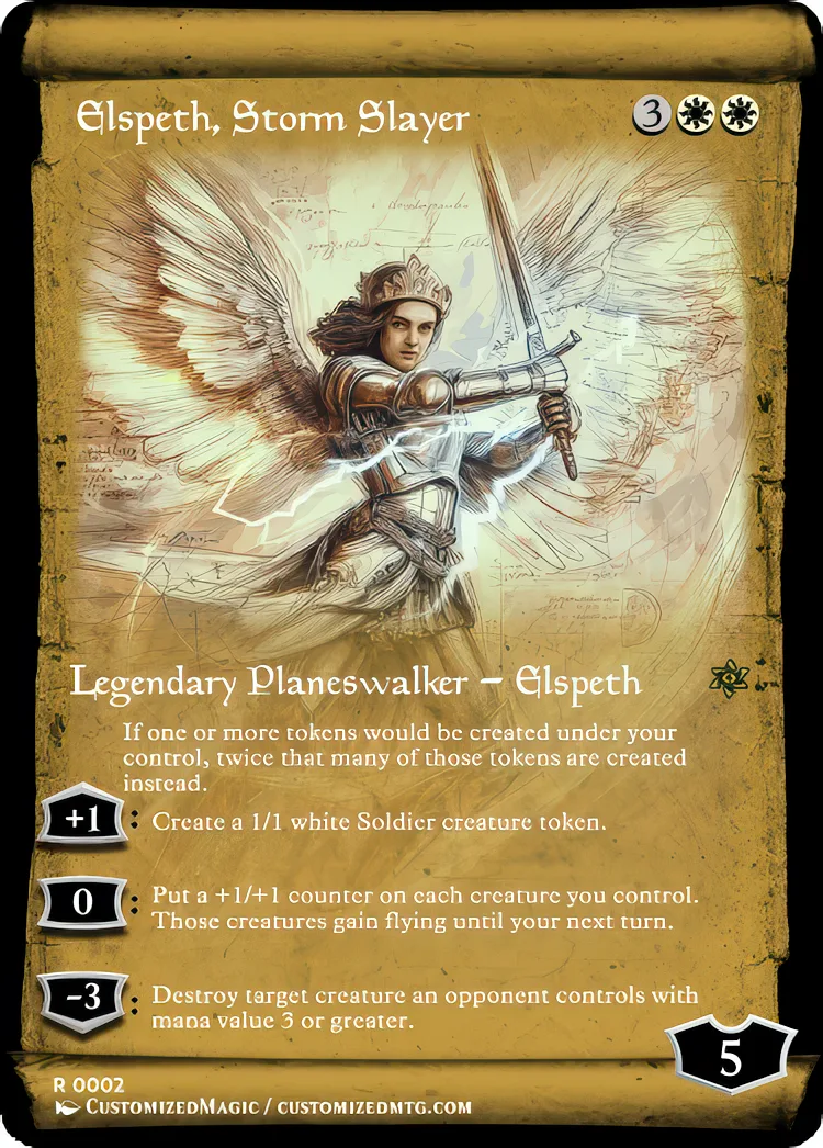 Elspeth, Storm Slayer | Elspeth Storm Slayer.1 | Magic the Gathering / MTG Proxy Cards | Magic the Gathering Proxy Cards
