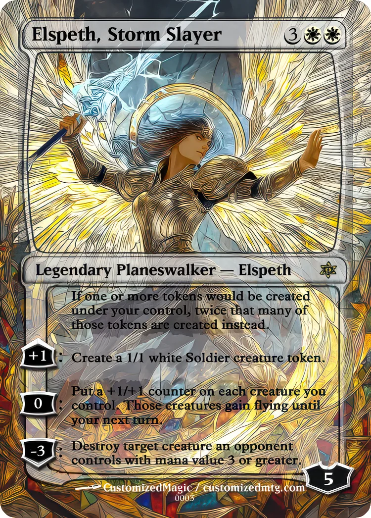 Elspeth, Storm Slayer | Elspeth Storm Slayer.2 | Magic the Gathering / MTG Proxy Cards | Magic the Gathering Proxy Cards