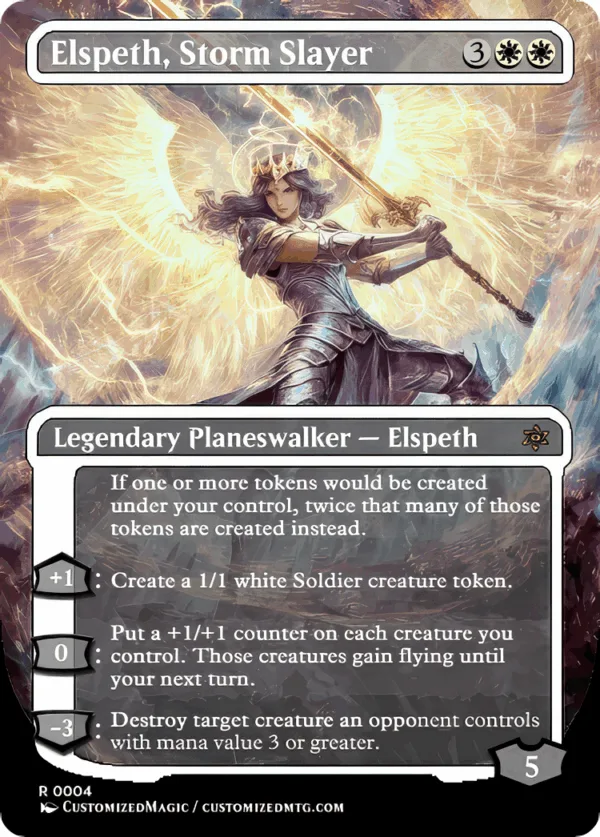 Elspeth, Storm Slayer | Magic The Gathering Proxy Cards