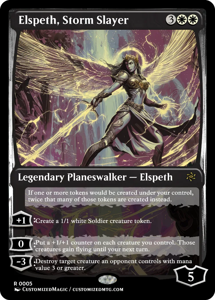 Elspeth, Storm Slayer | Elspeth Storm Slayer.4 | Magic the Gathering / MTG Proxy Cards | Magic the Gathering Proxy Cards