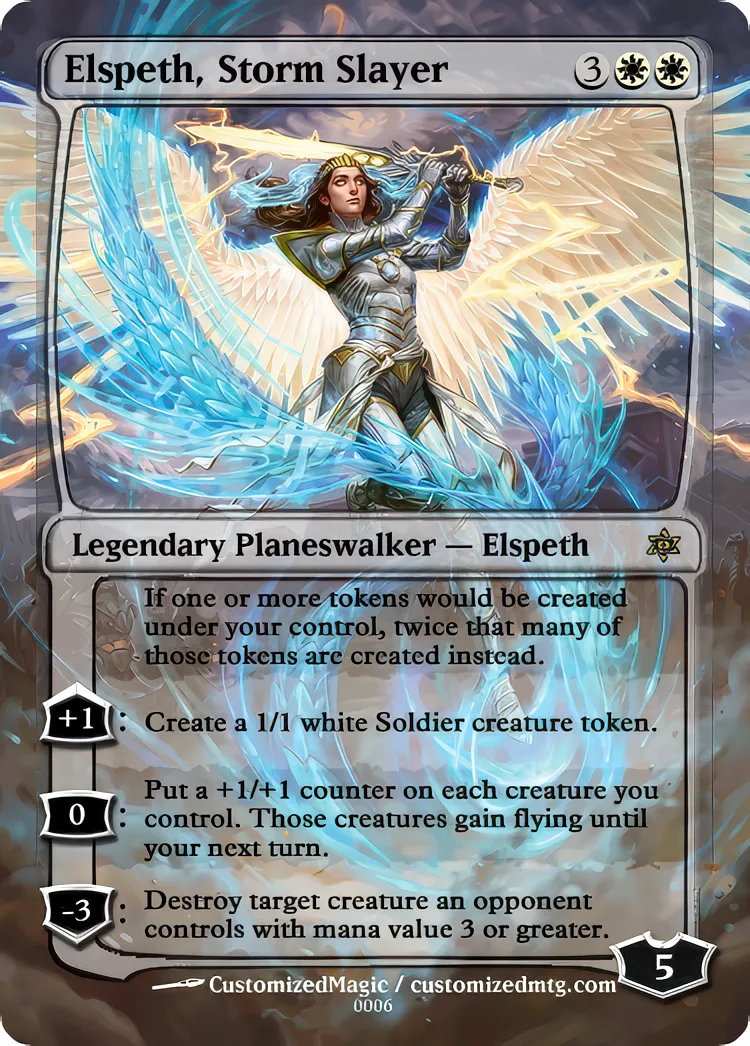 Elspeth, Storm Slayer | Elspeth Storm Slayer.6 | Magic the Gathering / MTG Proxy Cards | Magic the Gathering Proxy Cards
