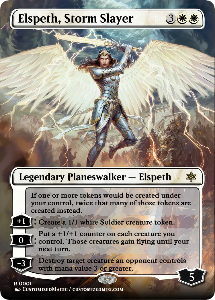 Elspeth, Storm Slayer | Elspeth Storm Slayer | Magic the Gathering / MTG Proxy Cards | Magic the Gathering Proxy Cards
