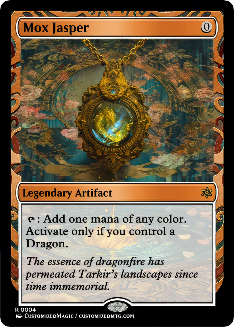 Mox Jasper | Mox Jasper.4 | Magic the Gathering / MTG Proxy Cards | Magic the Gathering Proxy Cards
