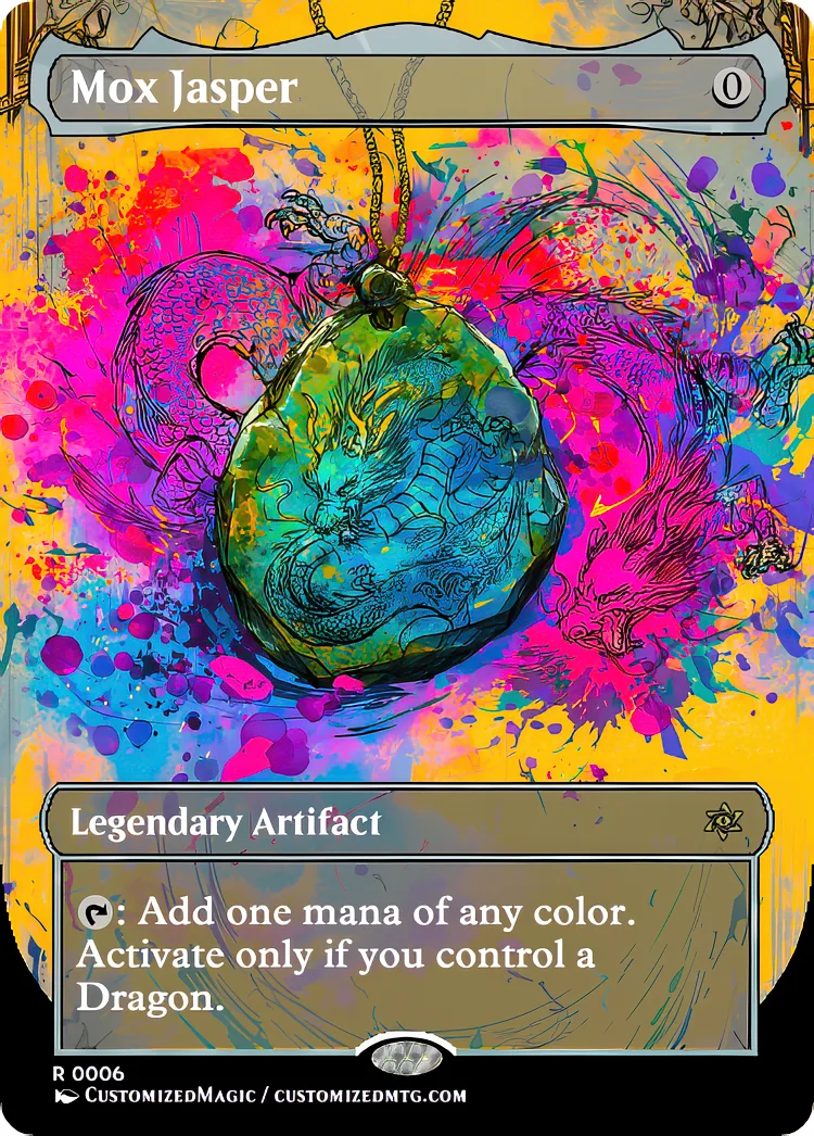 Mox Jasper | Mox Jasper.6 | Magic the Gathering / MTG Proxy Cards | Magic the Gathering Proxy Cards
