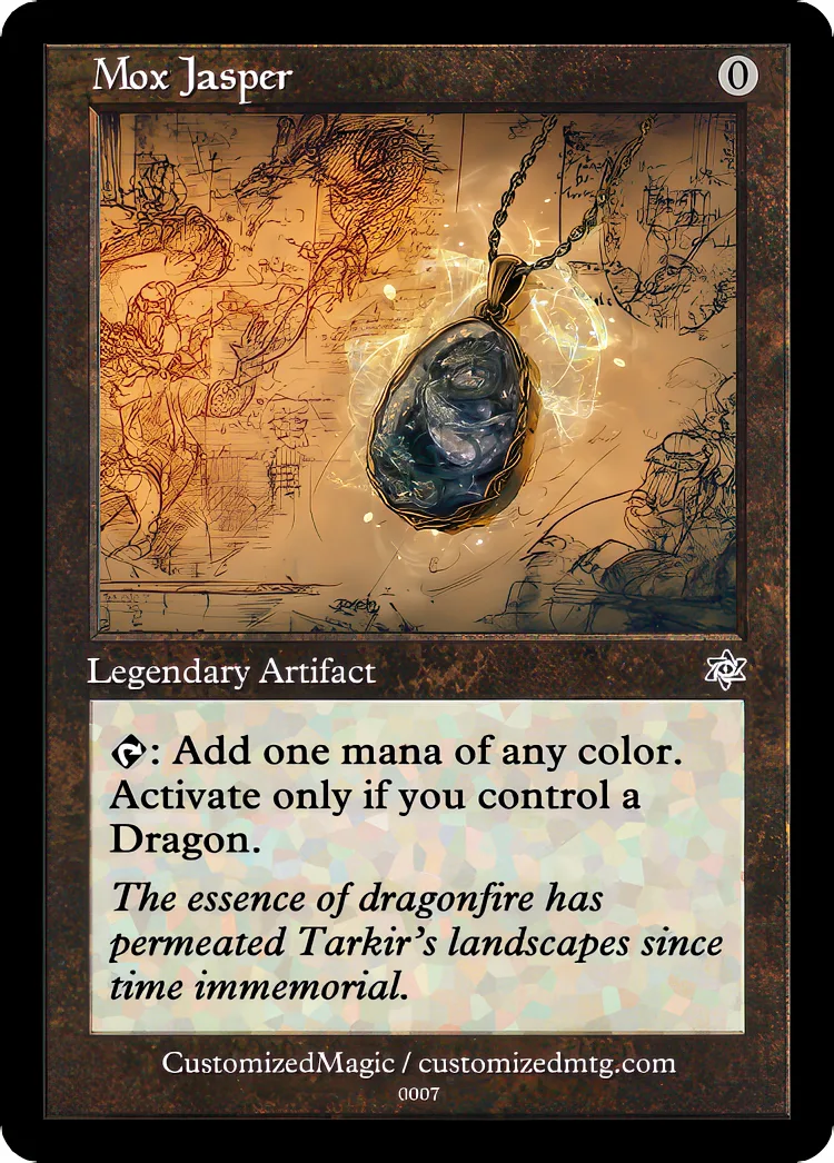 Mox Jasper | Mox Jasper.7 | Magic the Gathering / MTG Proxy Cards | Magic the Gathering Proxy Cards