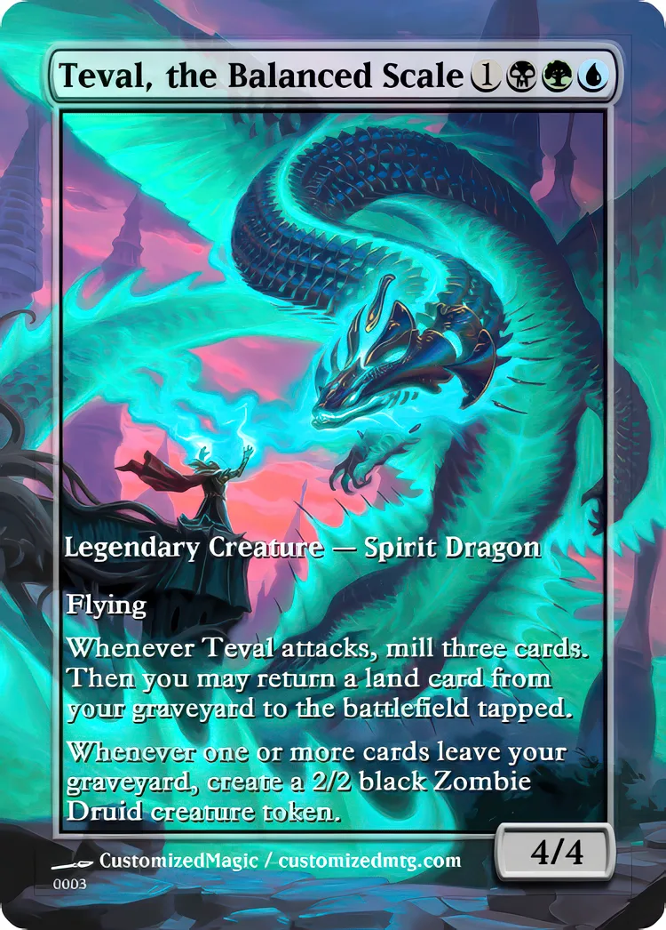 Teval, the Balanced Scale | Teval the Balanced Scale.2 | Magic the Gathering / MTG Proxy Cards |