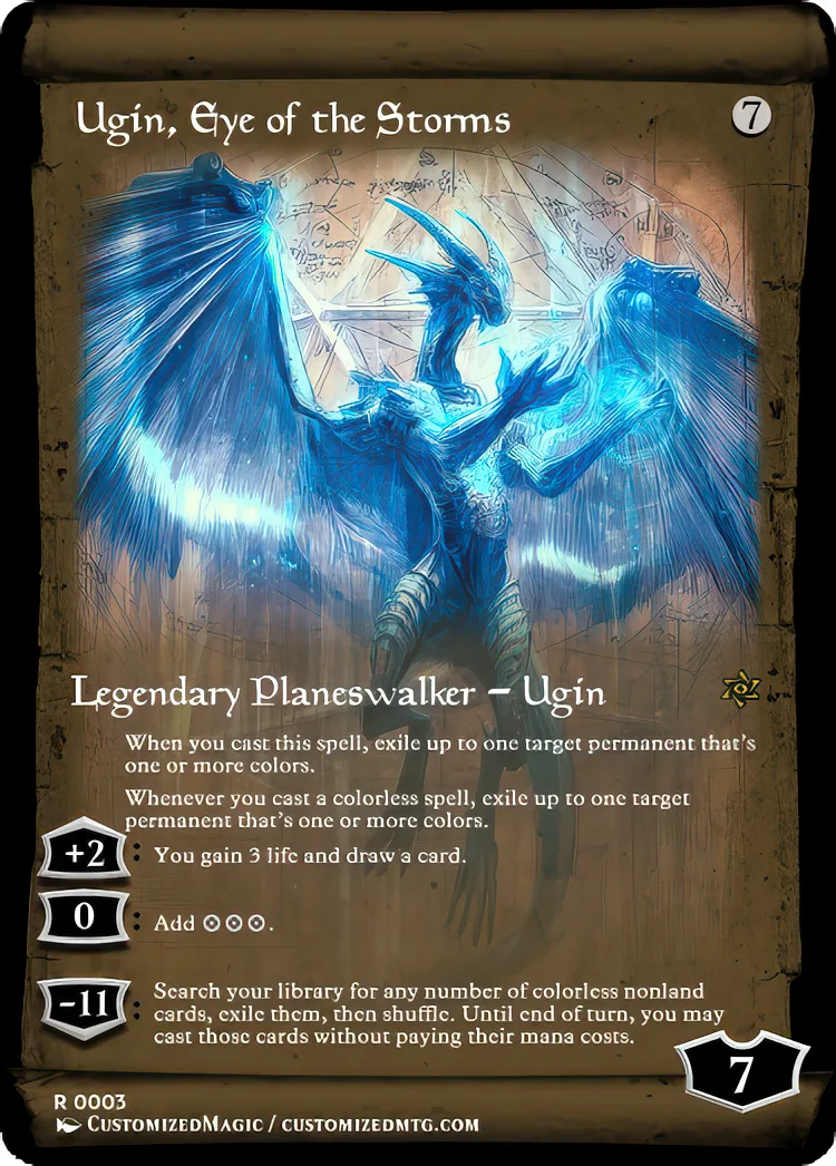 Ugin, Eye of the Storms | Ugin Eye of the Storms.2 | Magic the Gathering / MTG Proxy Cards | Magic the Gathering Proxy Cards
