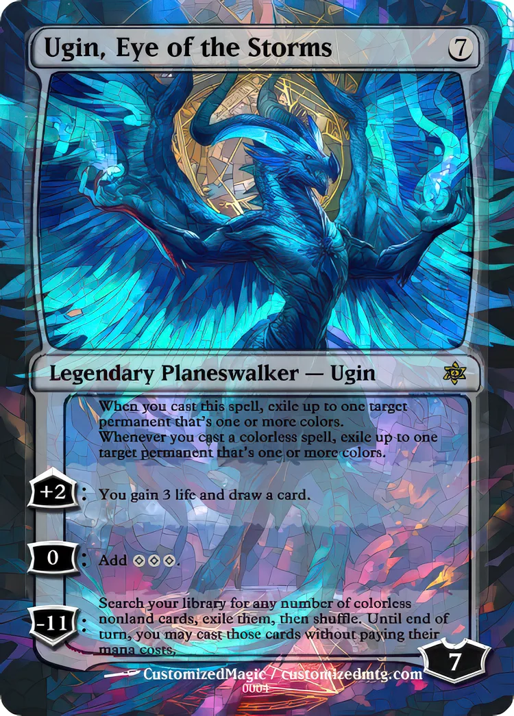 Ugin, Eye of the Storms | Ugin Eye of the Storms.3 | Magic the Gathering / MTG Proxy Cards | Magic the Gathering Proxy Cards