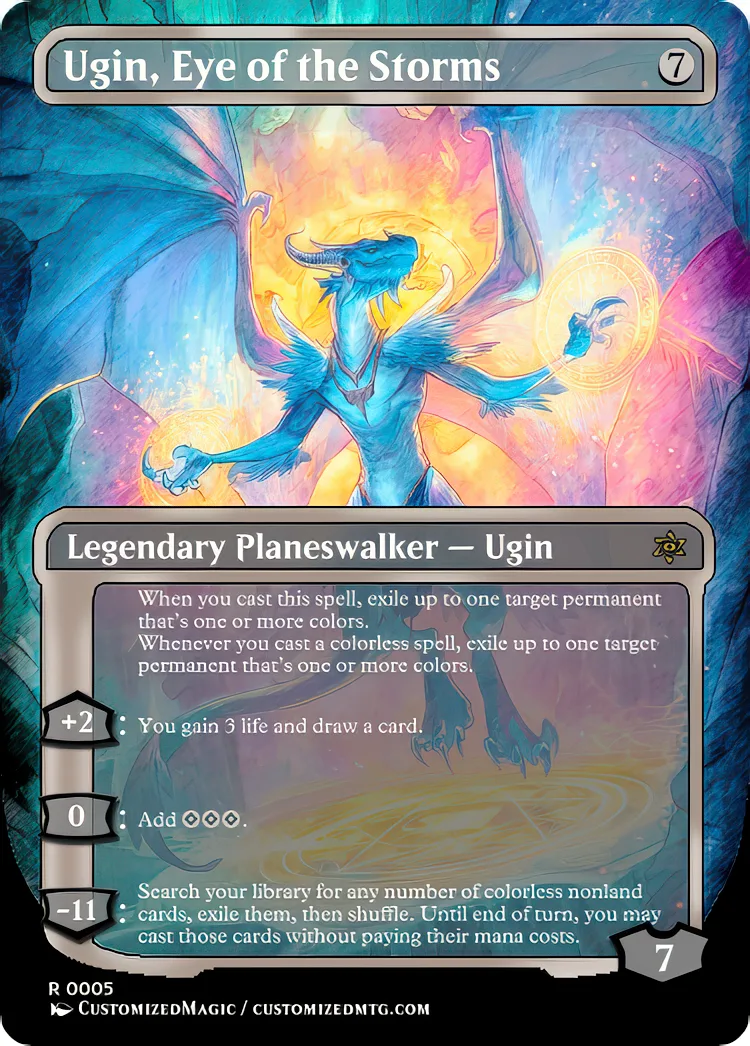Ugin, Eye of the Storms | Ugin Eye of the Storms.4 | Magic the Gathering / MTG Proxy Cards | Magic the Gathering Proxy Cards