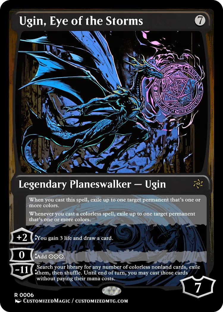 Ugin, Eye of the Storms | Ugin Eye of the Storms.5 | Magic the Gathering / MTG Proxy Cards | Magic the Gathering Proxy Cards