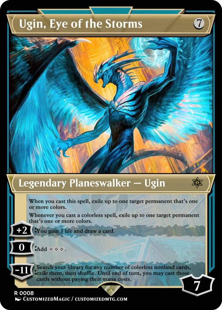 Ugin, Eye of the Storms | Ugin Eye of the Storms.6 | Magic the Gathering / MTG Proxy Cards | Magic the Gathering Proxy Cards