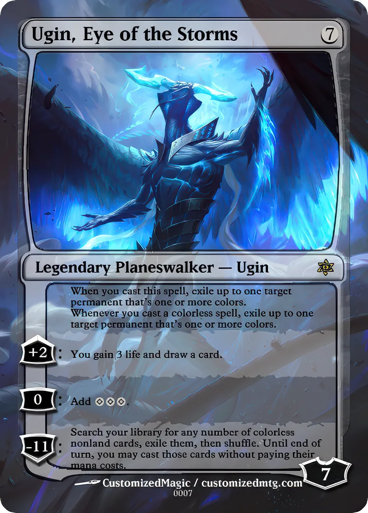 Ugin, Eye of the Storms | Ugin Eye of the Storms.7 | Magic the Gathering / MTG Proxy Cards | Magic the Gathering Proxy Cards