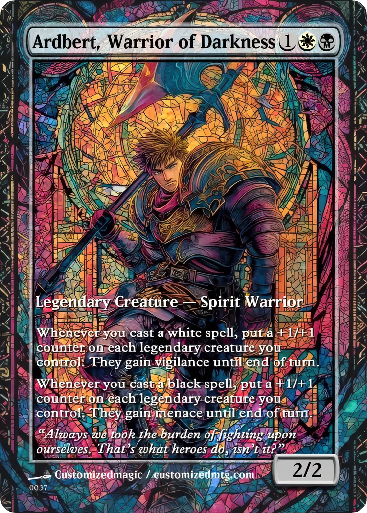 Final Fantasy Commander - Commanders - Part 1 of 3 | Ardbert Warrior of Darkness | Magic the Gathering / MTG Proxy Cards | Magic the Gathering Proxy Cards
