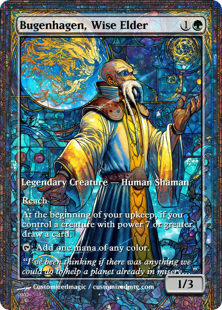 Final Fantasy Commander - Commanders - Part 1 of 3 | Bugenhagen Wise Elder | Magic the Gathering / MTG Proxy Cards | Magic the Gathering Proxy Cards