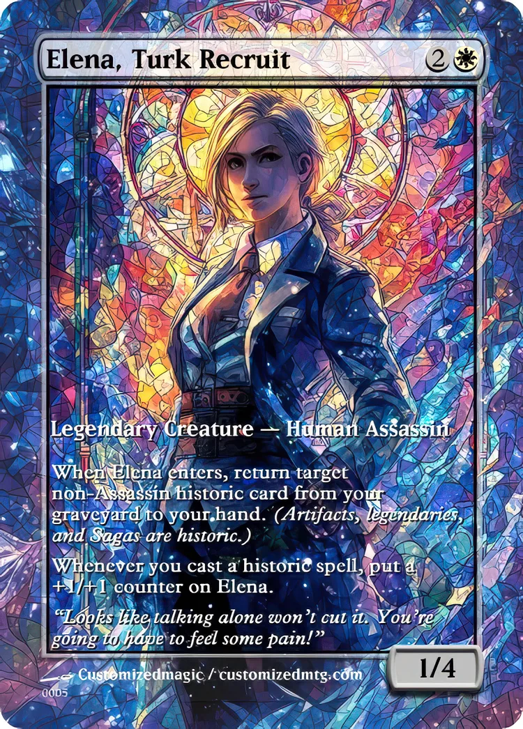 Final Fantasy Commander - Commanders - Part 1 of 3 | Elena Turk Recruit | Magic the Gathering / MTG Proxy Cards | Magic the Gathering Proxy Cards