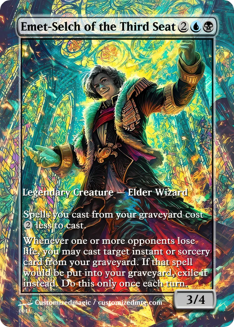Final Fantasy Commander - Commanders - Part 1 of 3 | Emet Selch of the Third Seat | Magic the Gathering / MTG Proxy Cards | Magic the Gathering Proxy Cards