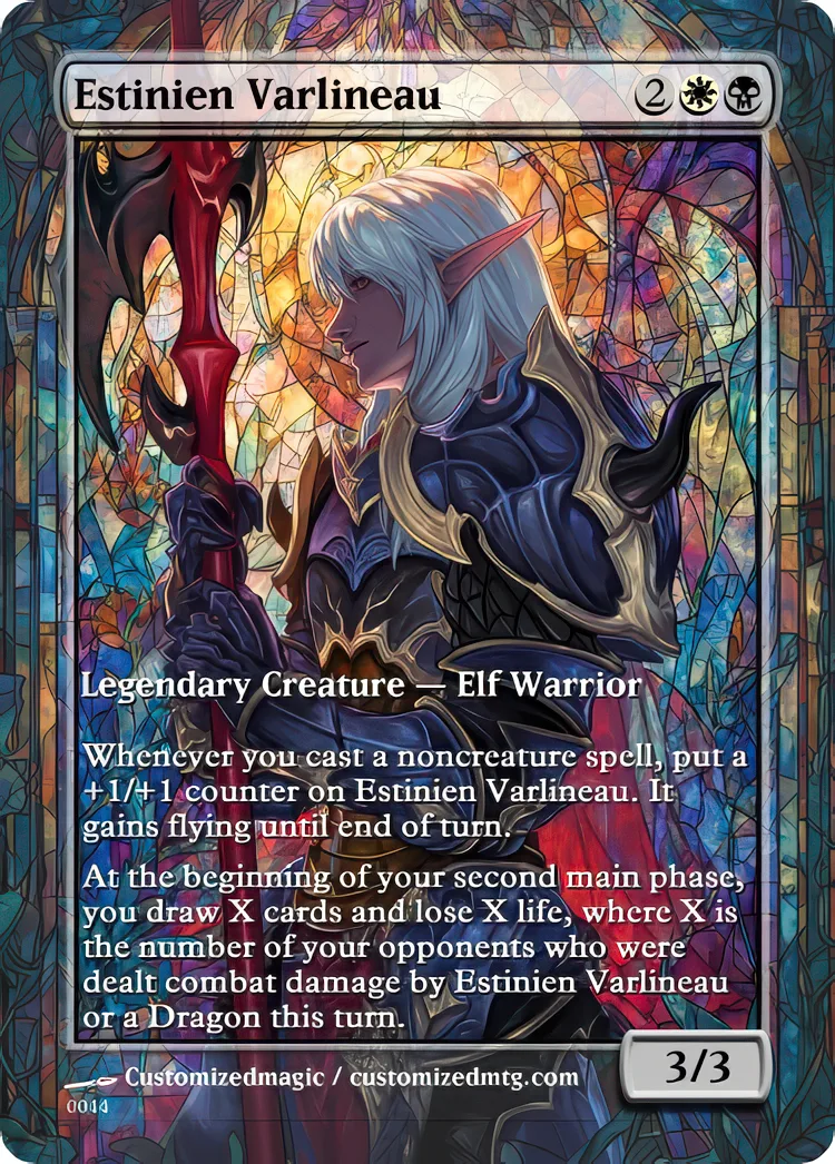 Final Fantasy Commander - Commanders - Part 1 of 3 | Estinien Varlineau | Magic the Gathering / MTG Proxy Cards | Magic the Gathering Proxy Cards