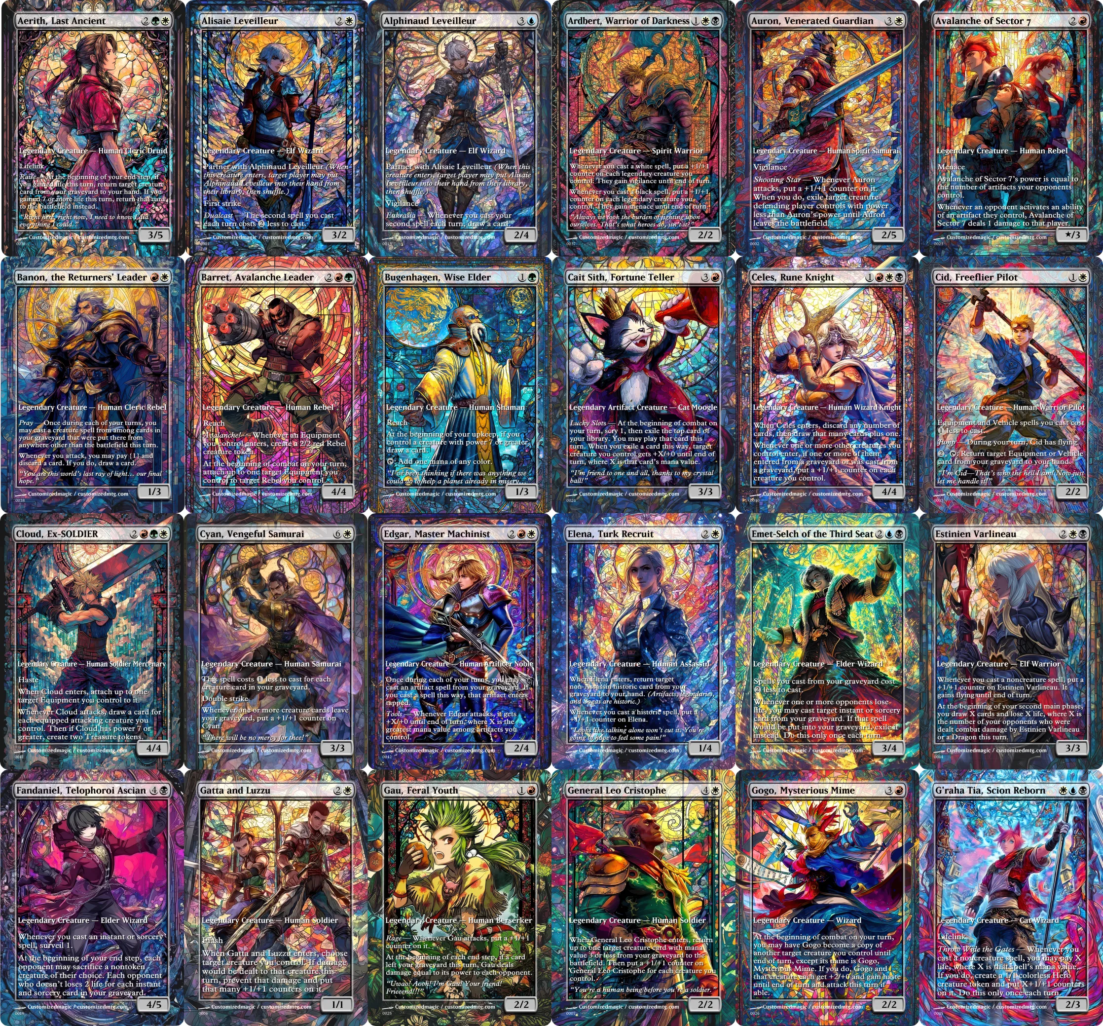 Final Fantasy Commander - Commanders - Part 1 of 3