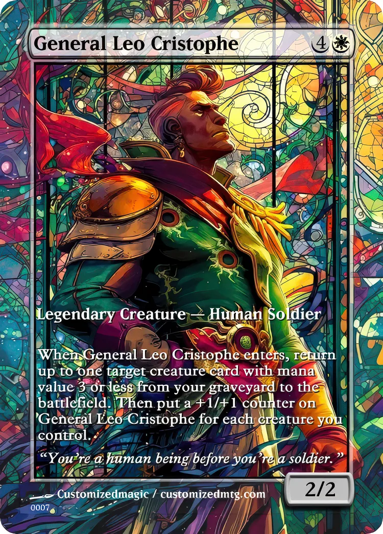 Final Fantasy Commander - Commanders - Part 1 of 3 | General Leo Cristophe 1 | Magic the Gathering / MTG Proxy Cards | Magic the Gathering Proxy Cards