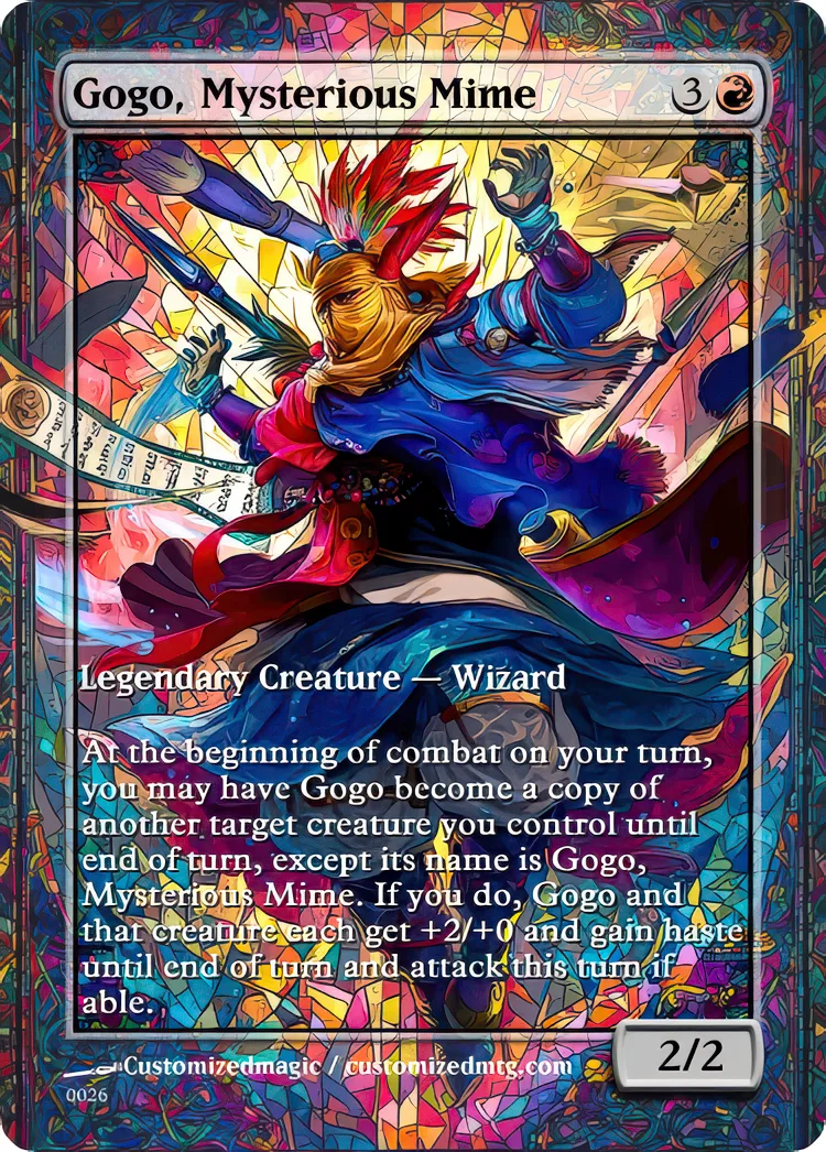 Final Fantasy Commander - Commanders - Part 1 of 3 | Gogo Mysterious Mime | Magic the Gathering / MTG Proxy Cards | Magic the Gathering Proxy Cards