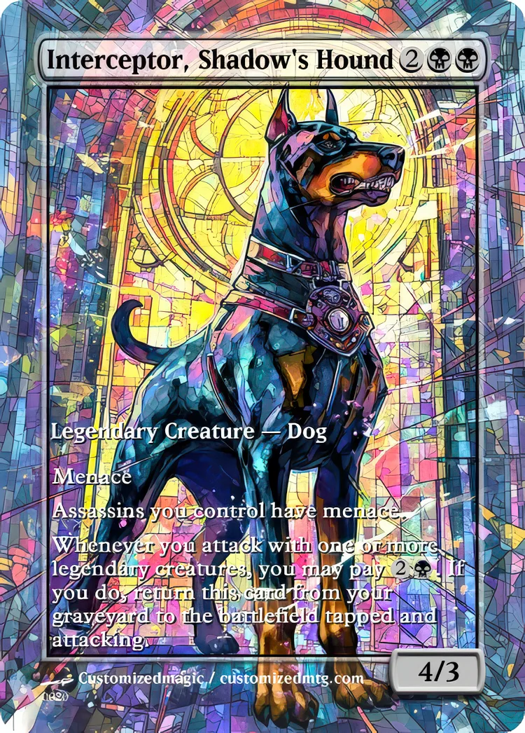 Final Fantasy Commander - Commanders - Part 2 of 3 | Interceptor Shadows Hound | Magic the Gathering / MTG Proxy Cards | Magic the Gathering Proxy Cards