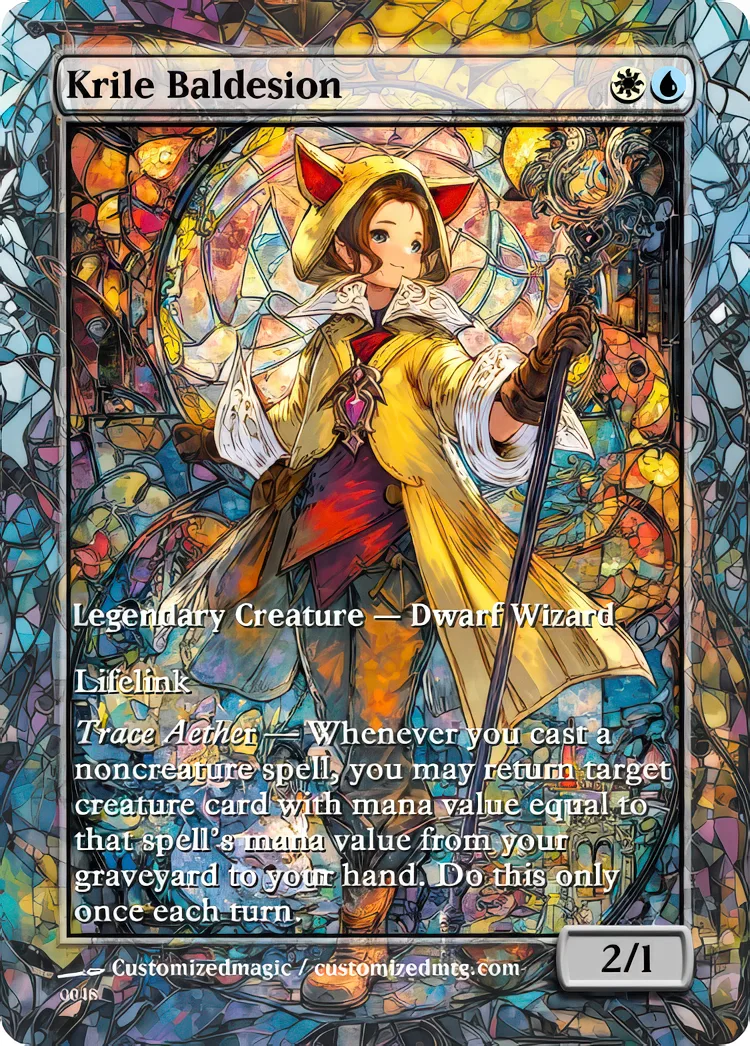 Final Fantasy Commander - Commanders - Part 2 of 3 | Krile Baldesion | Magic the Gathering / MTG Proxy Cards | Magic the Gathering Proxy Cards