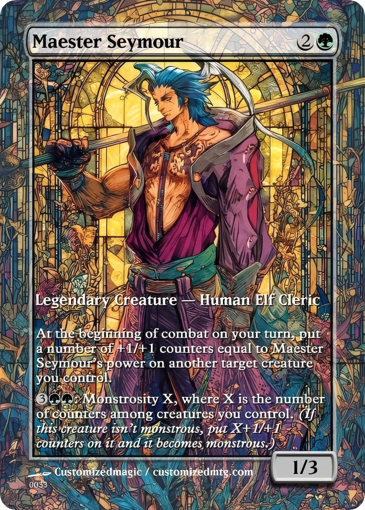 Final Fantasy Commander - Commanders - Part 2 of 3 | Maester Seymour | Magic the Gathering / MTG Proxy Cards | Magic the Gathering Proxy Cards