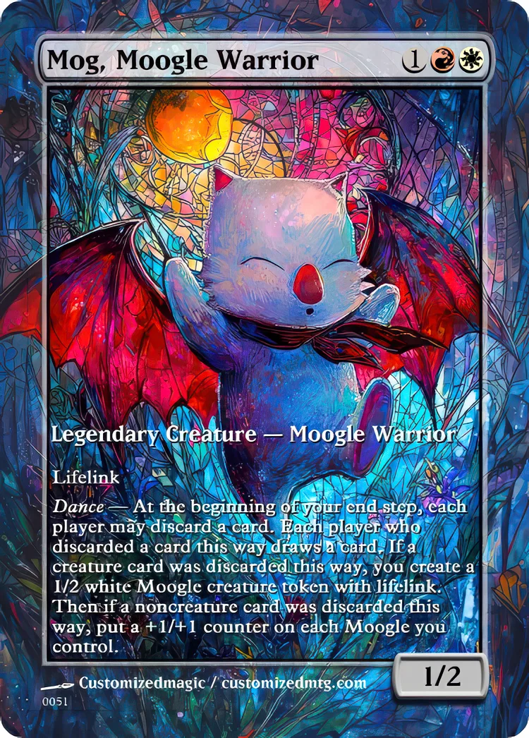 Final Fantasy Commander - Commanders - Part 2 of 3 | Mog Moogle Warrior | Magic the Gathering / MTG Proxy Cards | Magic the Gathering Proxy Cards