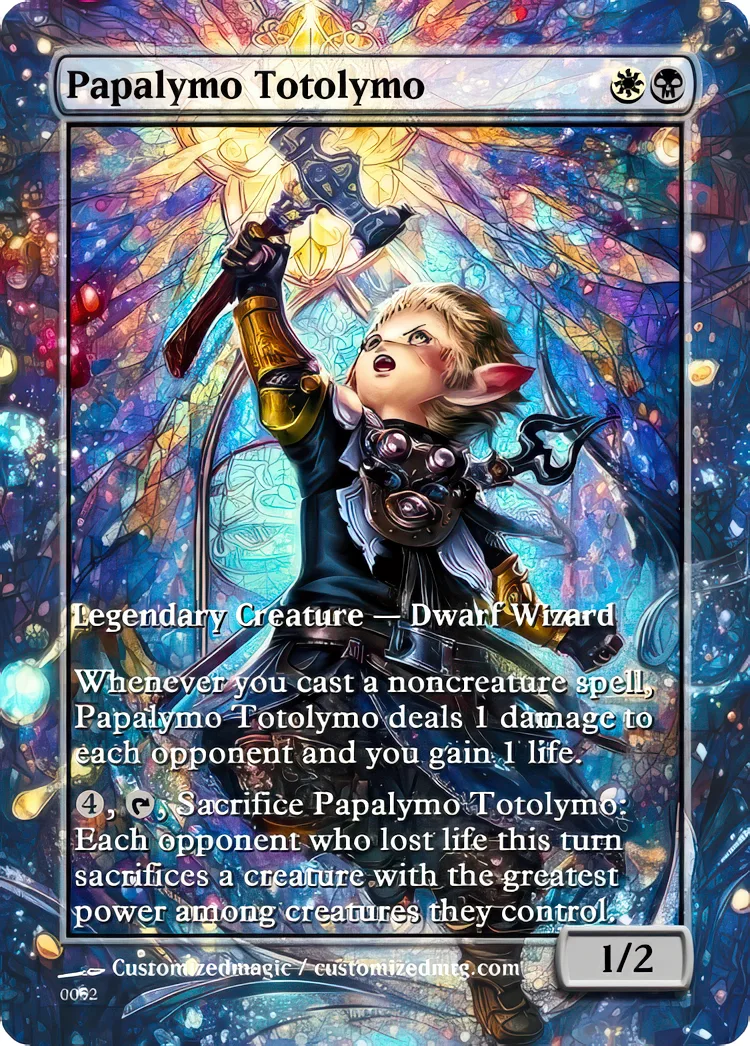 Final Fantasy Commander - Commanders - Part 2 of 3 | Papalymo Totolymo | Magic the Gathering / MTG Proxy Cards | Magic the Gathering Proxy Cards