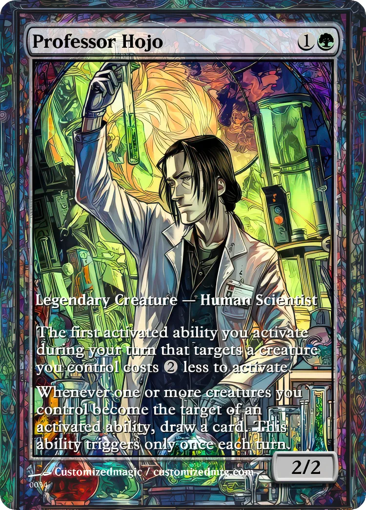 Final Fantasy Commander - Commanders - Part 2 of 3 | Professor Hojo | Magic the Gathering / MTG Proxy Cards | Magic the Gathering Proxy Cards