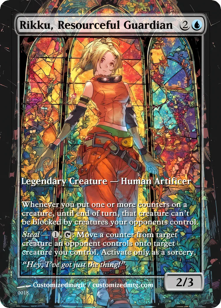 Final Fantasy Commander - Commanders - Part 2 of 3 | Rikku Resourceful Guardian | Magic the Gathering / MTG Proxy Cards | Magic the Gathering Proxy Cards