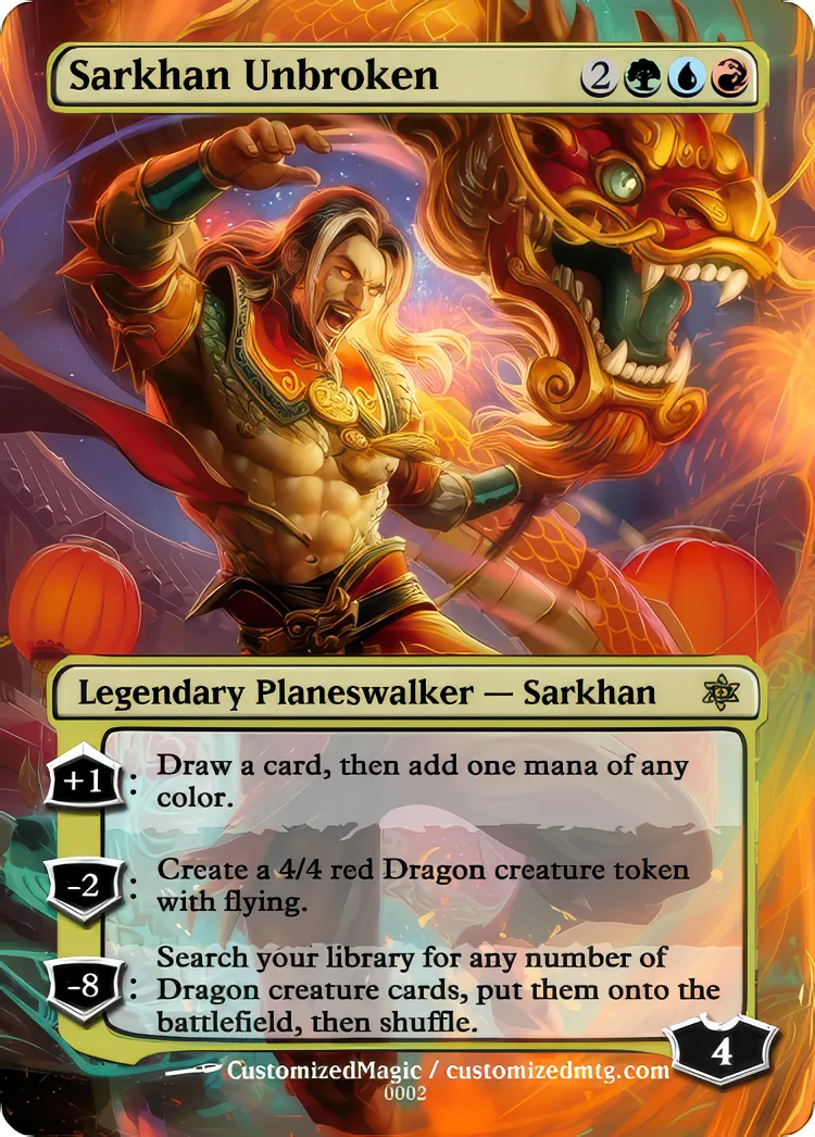 Sarkhan Unbroken | Sarkhan Unbroken.1 | Magic the Gathering / MTG Proxy Cards | Magic the Gathering Proxy Cards