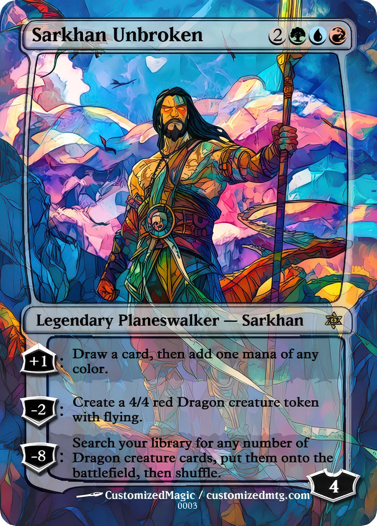 Sarkhan Unbroken | Sarkhan Unbroken.2 | Magic the Gathering / MTG Proxy Cards | Magic the Gathering Proxy Cards