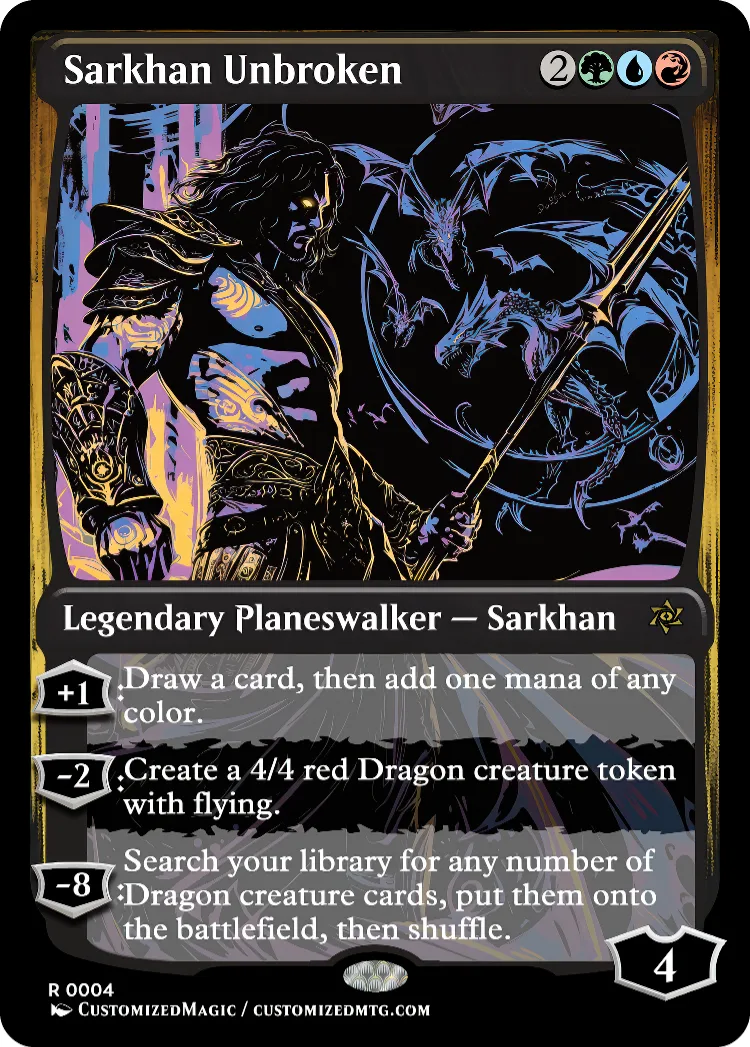 Sarkhan Unbroken | Sarkhan Unbroken.3 | Magic the Gathering / MTG Proxy Cards | Magic the Gathering Proxy Cards