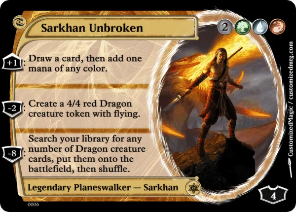 Sarkhan Unbroken | Magic The Gathering Proxy Cards Sarkhan Unbroken | Magic The Gathering Proxy Cards