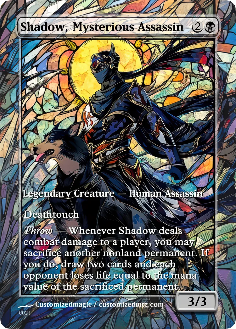 Final Fantasy Commander - Commanders - Part 2 of 3 | Shadow Mysterious Assassin | Magic the Gathering / MTG Proxy Cards | Magic the Gathering Proxy Cards