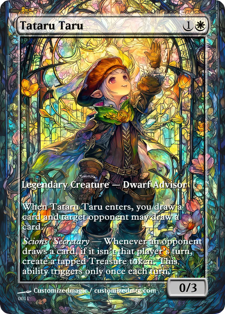 Final Fantasy Commander - Commanders - Part 3 of 3 | Tataru Taru | Magic the Gathering / MTG Proxy Cards | Magic the Gathering Proxy Cards