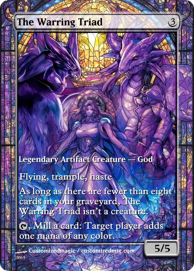 Final Fantasy Commander - Commanders - Part 3 of 3 | The Warring Triad | Magic the Gathering / MTG Proxy Cards | Magic the Gathering Proxy Cards