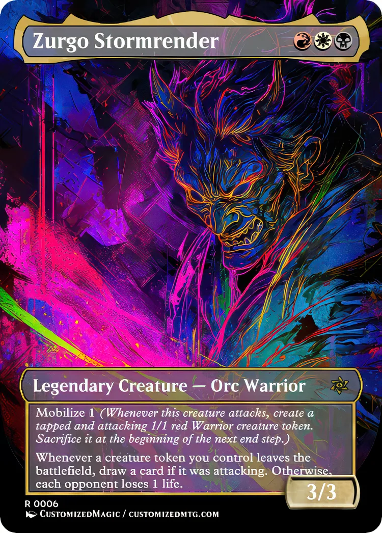 Zurgo Stormrender | Zurgo Stormrender.5 | Magic the Gathering / MTG Proxy Cards |