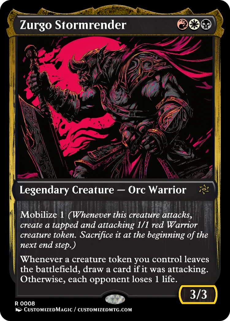 Zurgo Stormrender | Zurgo Stormrender.7 | Magic the Gathering / MTG Proxy Cards |